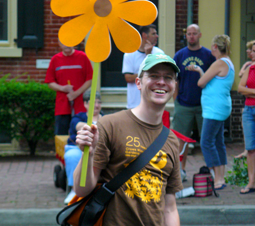 gardeners in parade
